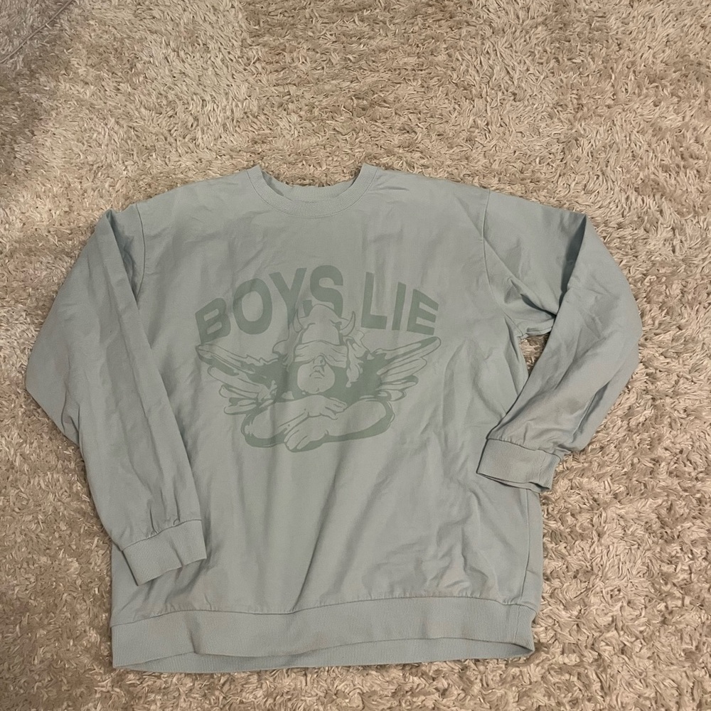 Blue Boys Lie Crewneck
